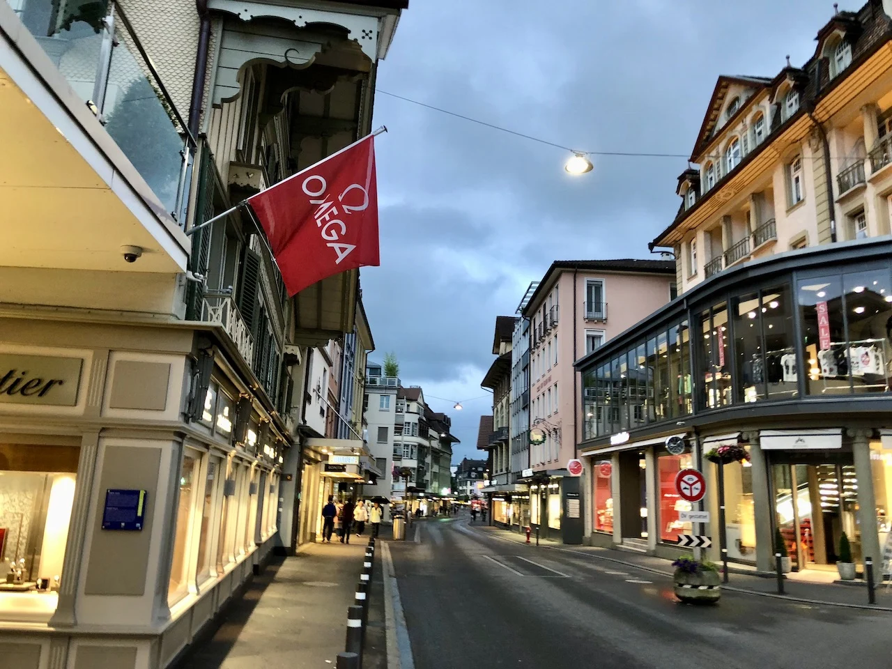 Einkaufsstrasse in Interlaken